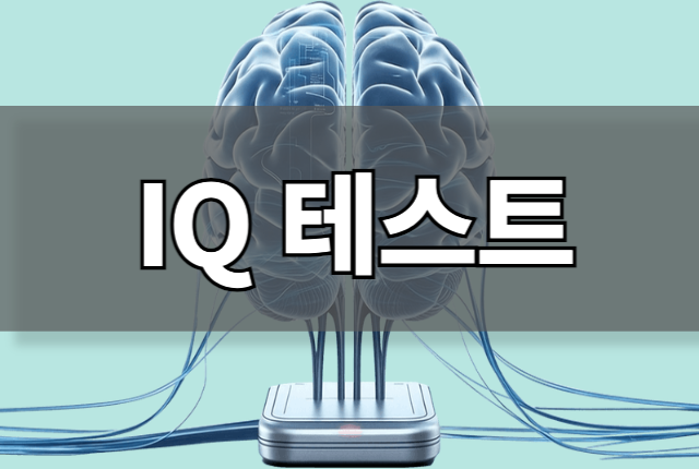 IQ테스트 — 언어·수리·논리·공간지각 4영역 무료 아이큐검사